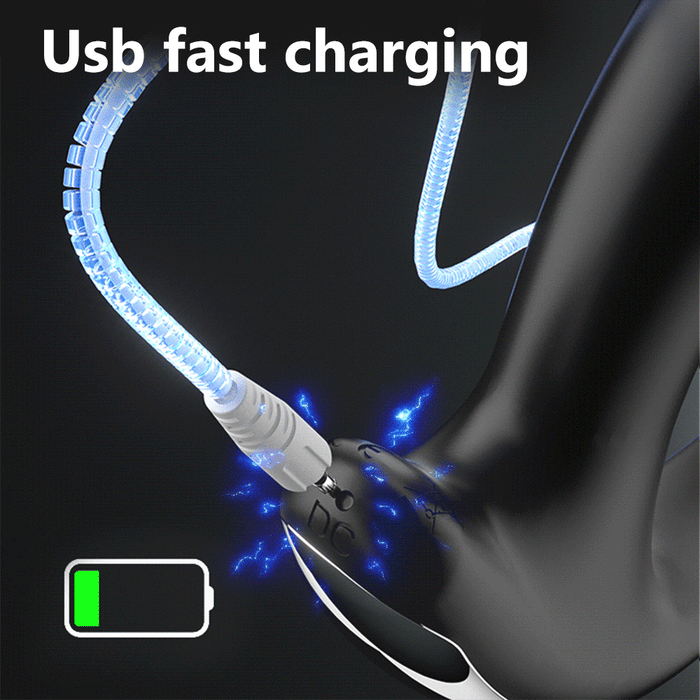 Greedy Finger Male Vibrating Clip Prostate Massager With Cock Ring Sweetstoy