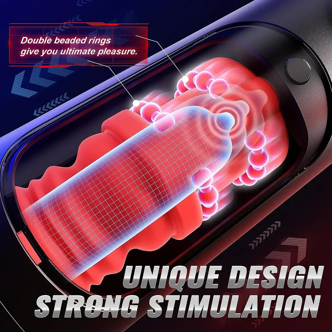 Griffin – Advanced Male Masturbator with LCD and 8 Unique Vibration & Thrust Modes Sweetstoy