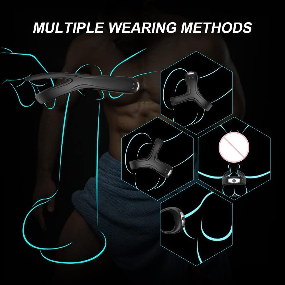 Electric Cock Ring for Man Delay Ejaculation 10 Vibrating Modes