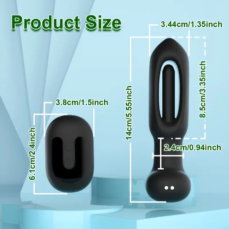 Electric anal plug for tapping the G-spot and wearing it externally, wide angle Sweetstoy