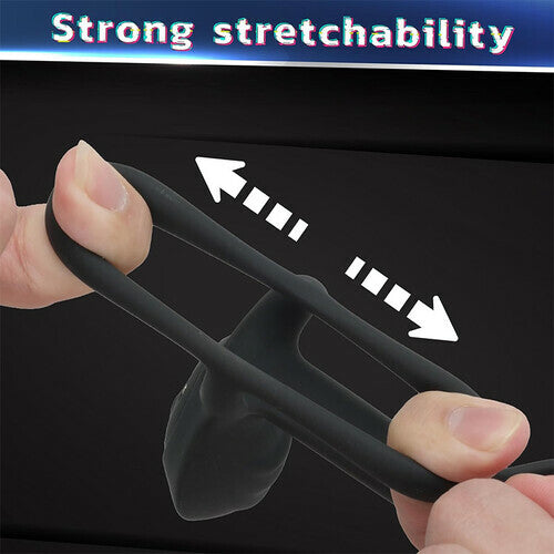 10 Modes Vibrating Male Silicone Penis Ring APP Controlled for Couples