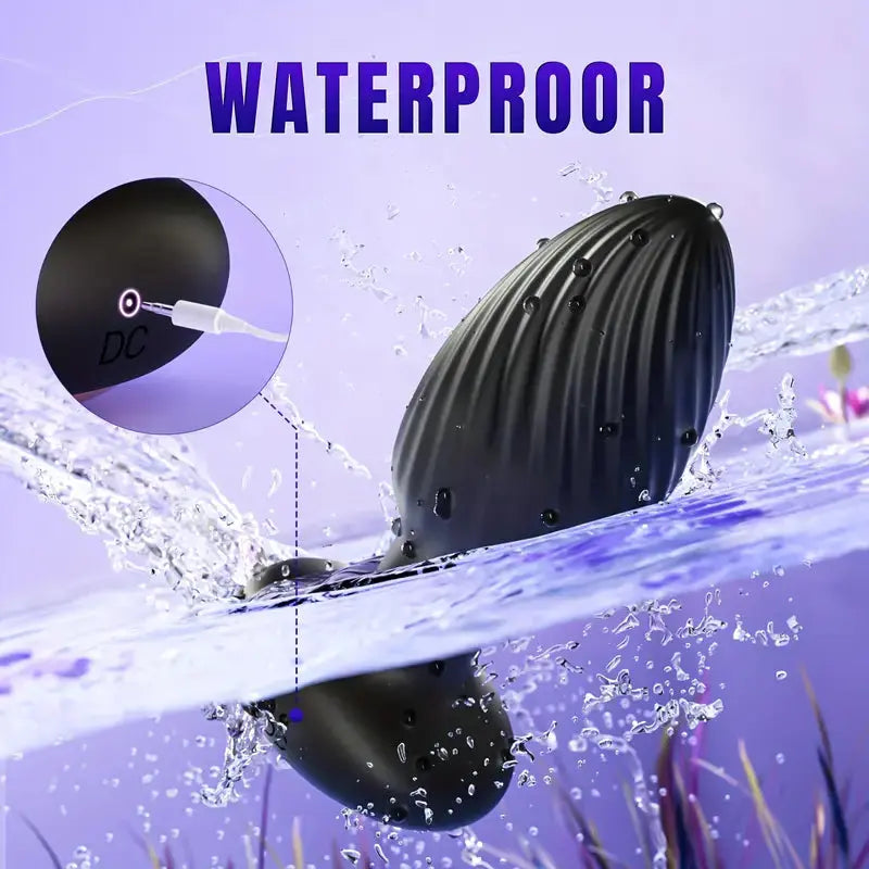 Anal Vibrator Prostate Massager, Vibrating Anal Butt Plug, Rechargeable Waterproof Sweetstoy