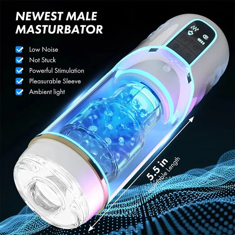 10 Frequency Telescopic Rotating Intelligent Articulation Masturbation Cup Sweetstoy