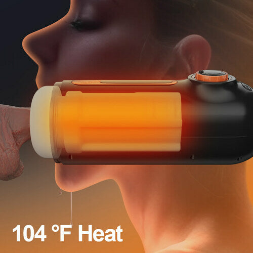 Vortex-X – 6 in 1 Automatic Male Masturbator with 10 Thrusting & Vibrating Modes + 4 Suction Intensities