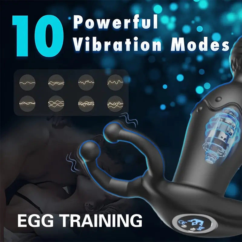G-spot clitoral vibrator, push-in anal plug, men's prostate massager Sweetstoy