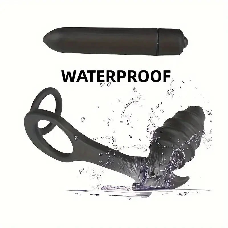 Men's Silicone Double Functional Design Penis Rings Sweetstoy