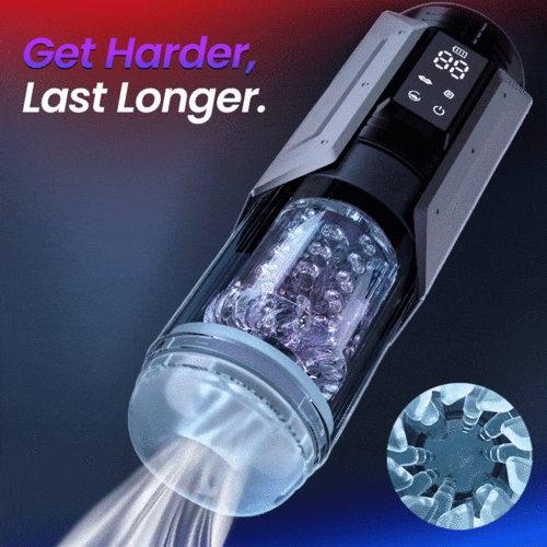 King – 4-in-1 Waterproof Automatic Masturbation Cup for Men