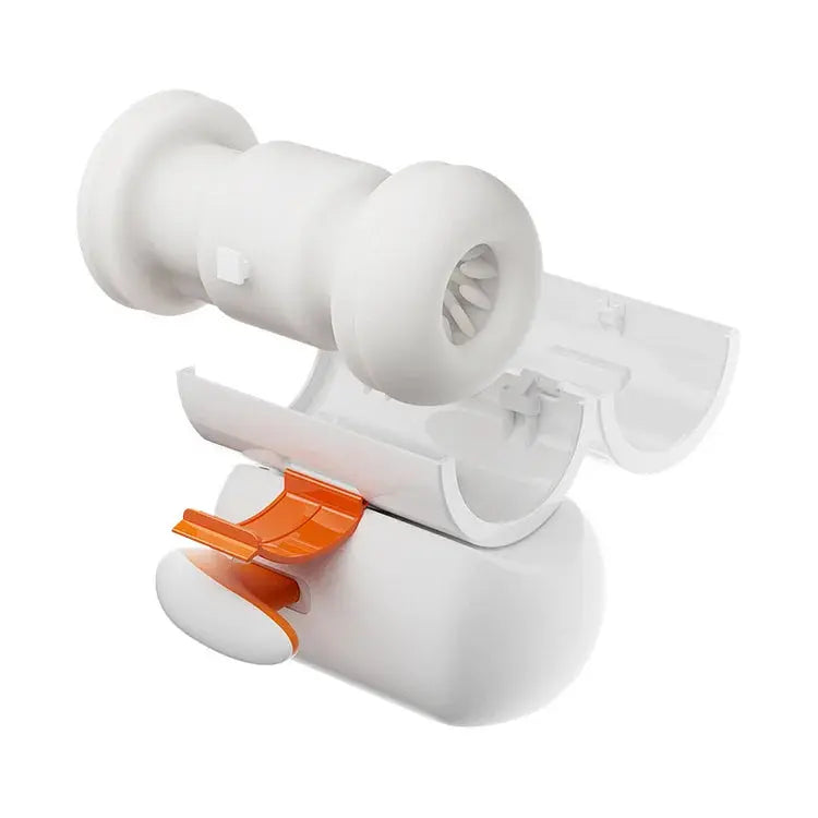 Flying Man 8-frequency Telescopic Vibration Heating Masturbation Cup With Handle Sweetstoy