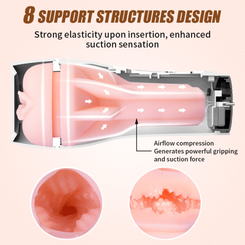 Leten - male stroker 10 different vibrating modes & voice mastutbator