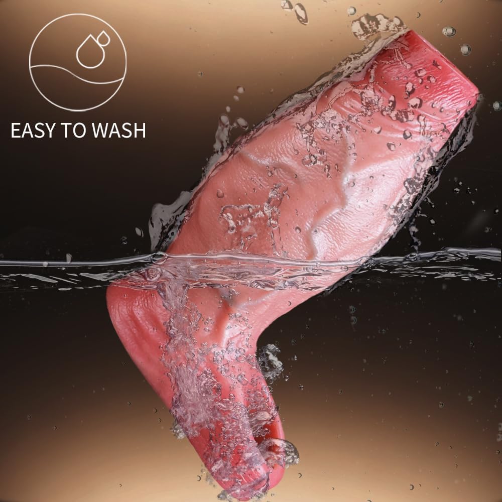 FAJACHE 2.5" Diameter Silicone Sleeve Extender with Elastic Support Ring – Reusable Personal Enhancer for Added Comfort & Performance