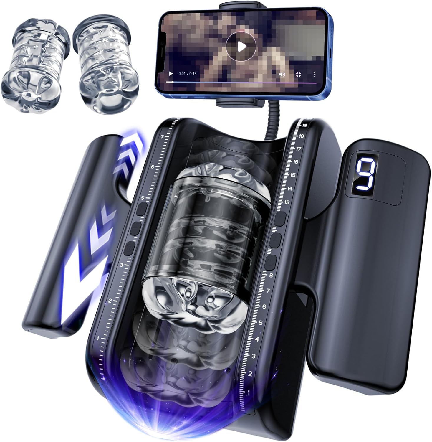 Hands-Free Male Masturbation Machine – Thrusting Life-Size Silicone Cup