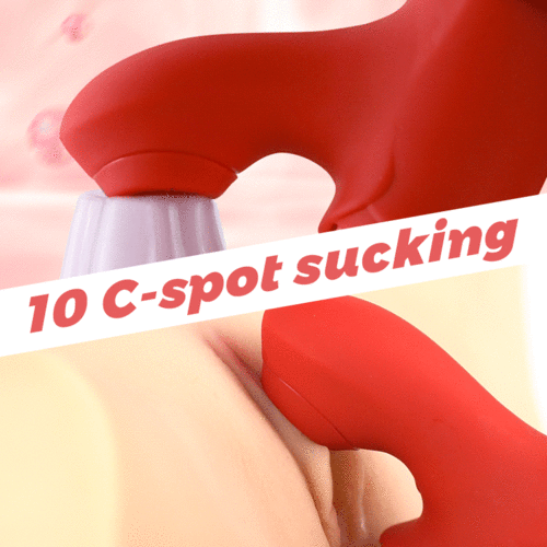 Upgraded 2-in-1 Flapping Tongue & Clit Sucking G-Spot Vibrator