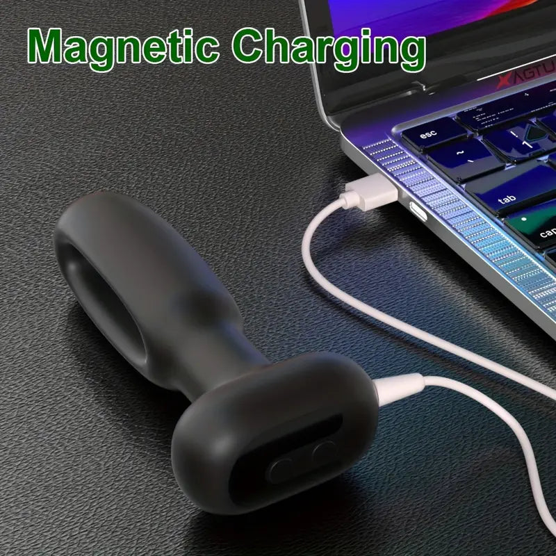 Electric anal plug for tapping the G-spot and wearing it externally, wide angle Sweetstoy