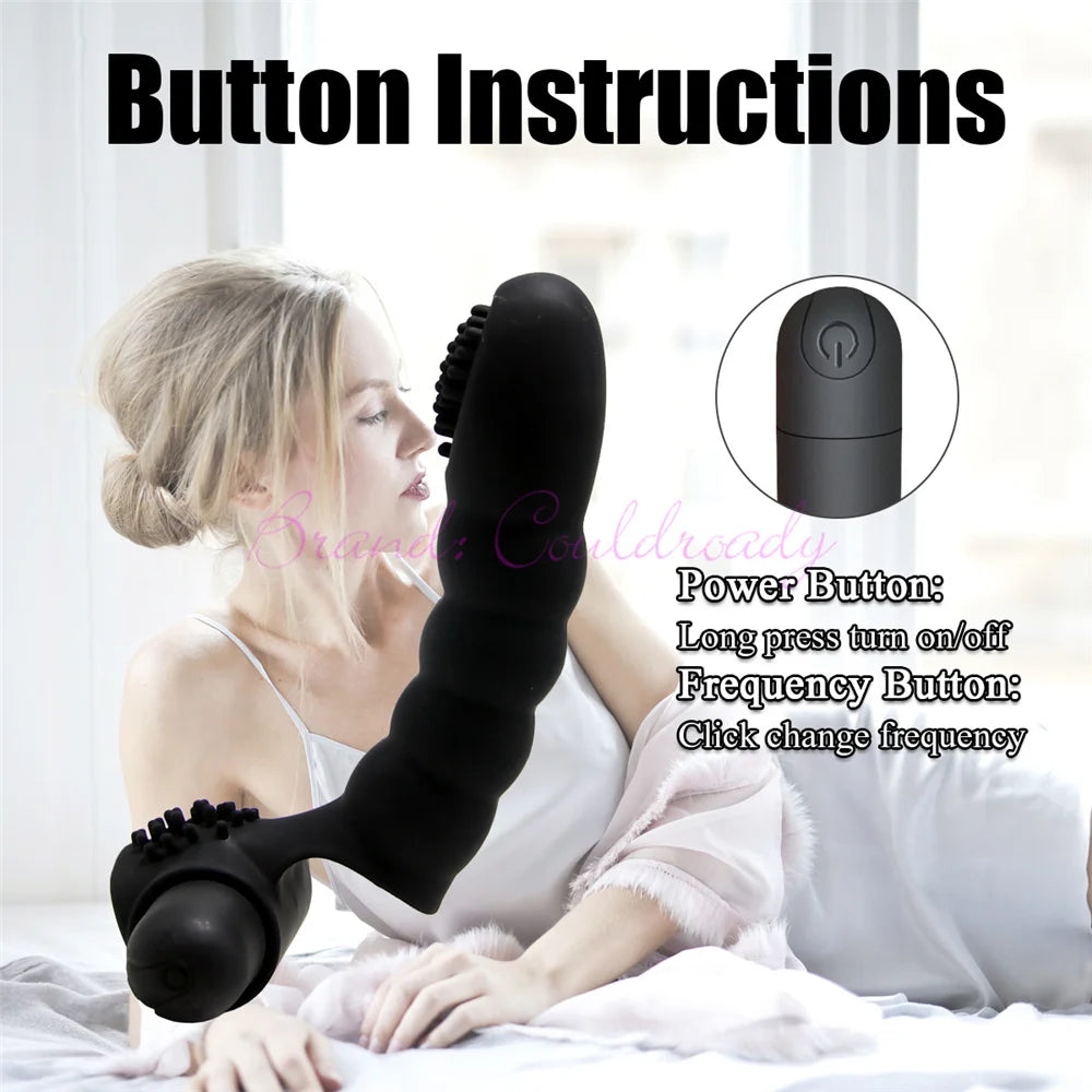 10-Mode Silicone Finger Vibrator – USB Rechargeable Clitoral & G-Spot Stimulator