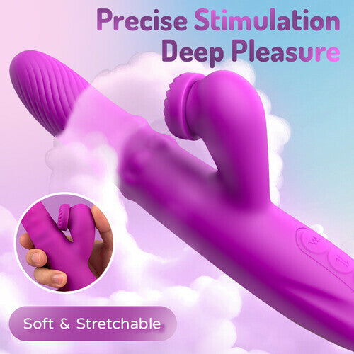 Elara - 3 In 1 G-spot Vibrator Thrusting & Rotating & Rolling Beads
