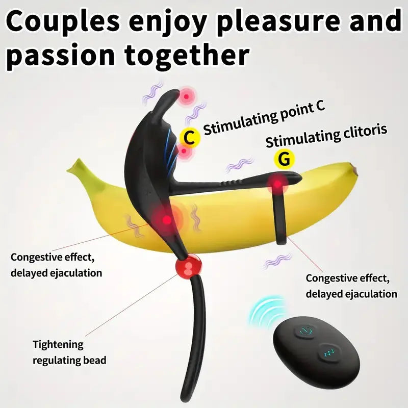 Adjustable Cock Ring 9 Frequency Vibration & Remote Control Sweetstoy