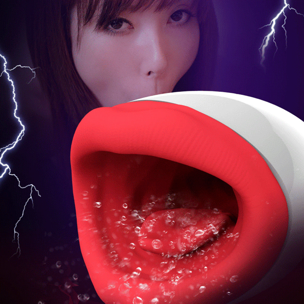 Leten Girls Realistic Oral & Tongue Stimulation Masturbator for Men