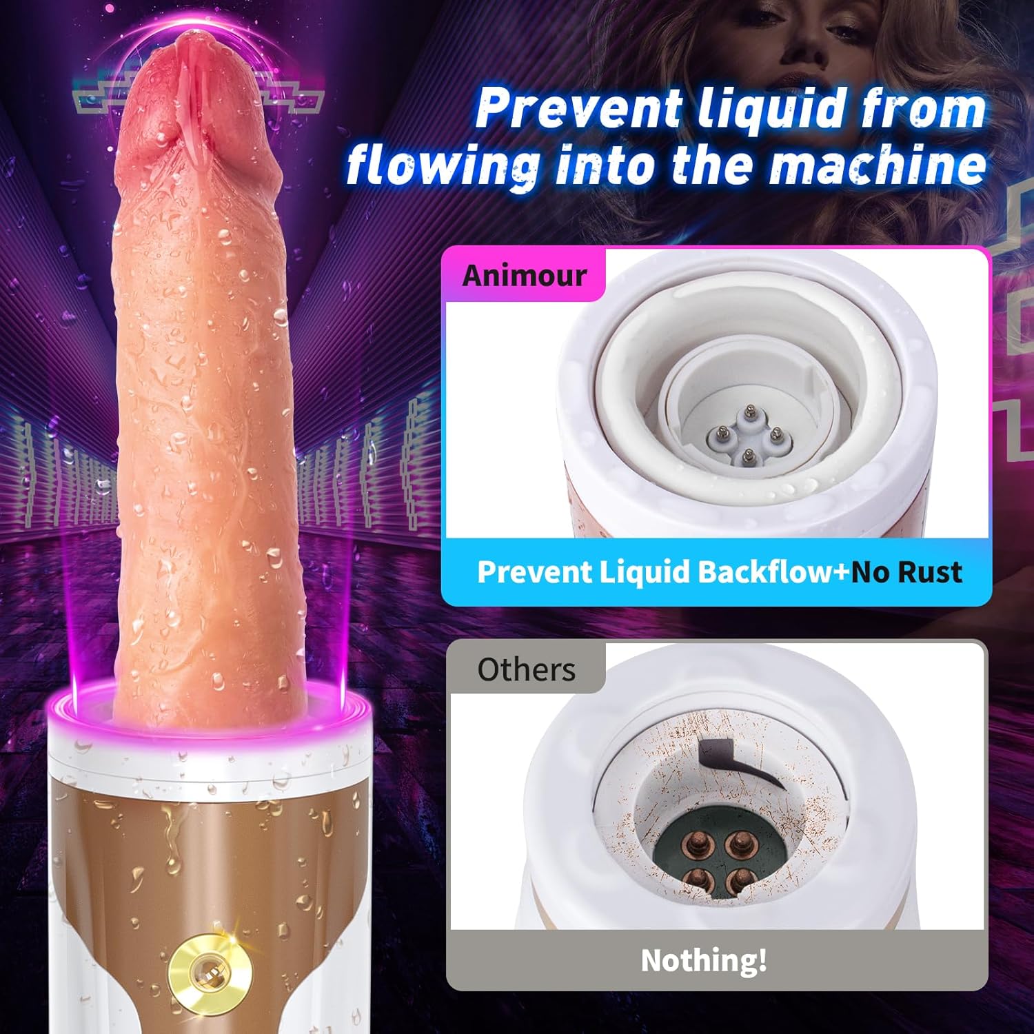 Automatic Thrusting Dildo Animour Love Machine Toy for Women and Men Sweetstoy