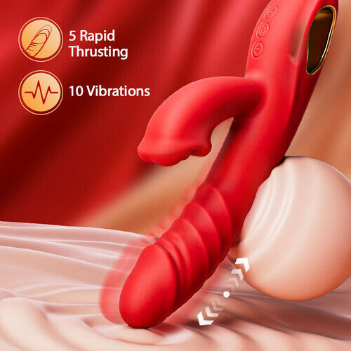 Chloe - 4 In 1 G-spot & Clitoral Stimulator Tongue Design