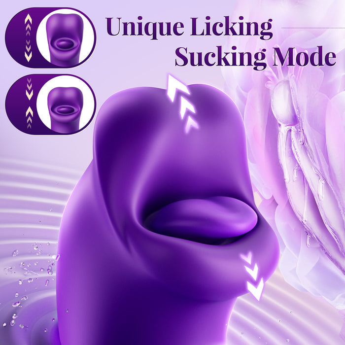 G-Spot Vibratior Kiss 7 Flapping Vibrating Modes Sweetstoy