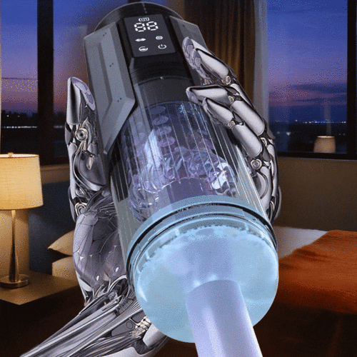 King – 4-in-1 Waterproof Automatic Masturbation Cup for Men