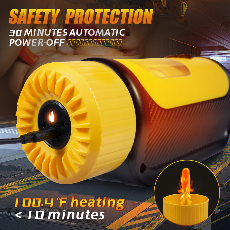 Bombee - 5-Speed Thrusting Heating Masturbator Sweetstoy