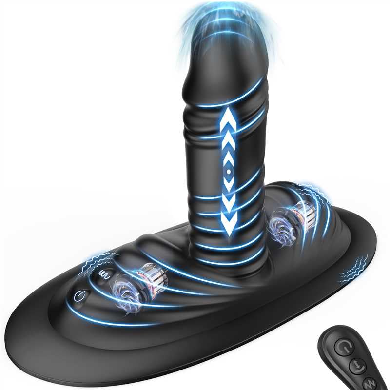 BEISAR Grinder Pro Thrusting & Vibrating Anal Plug with 3 Thrusts + BEISAR Grinder Pro Thrusting & Vibrating Anal Plug with 3 Thrusts +