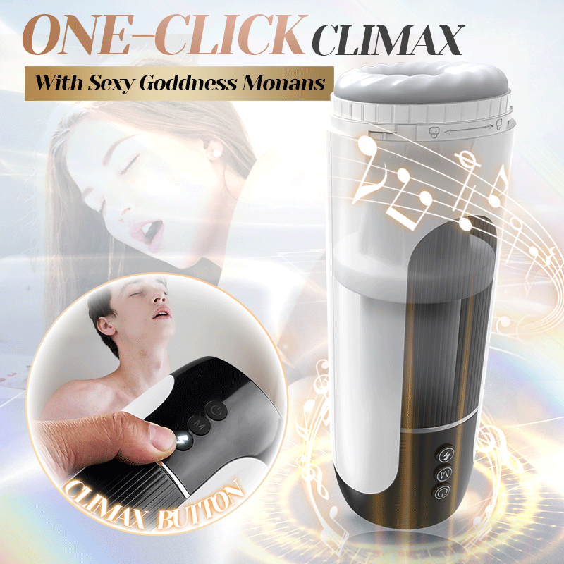 4 In 1 Male Masturbator Stroker 7 Vibrating & Thrusting Modes Heating & Vioce Function