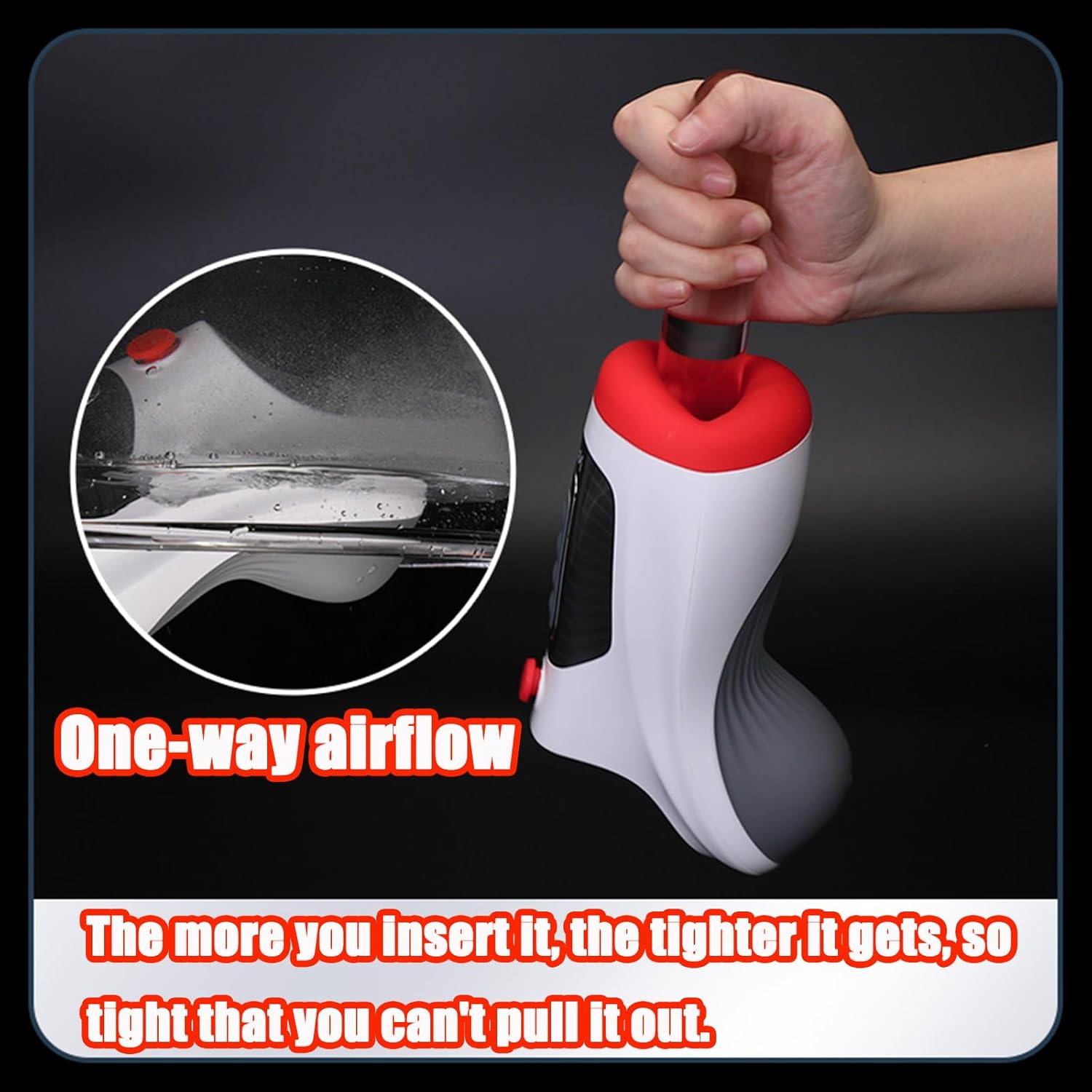 Leten Deep Throat Air-Control Male Stroker with Multi-Mode Vibration