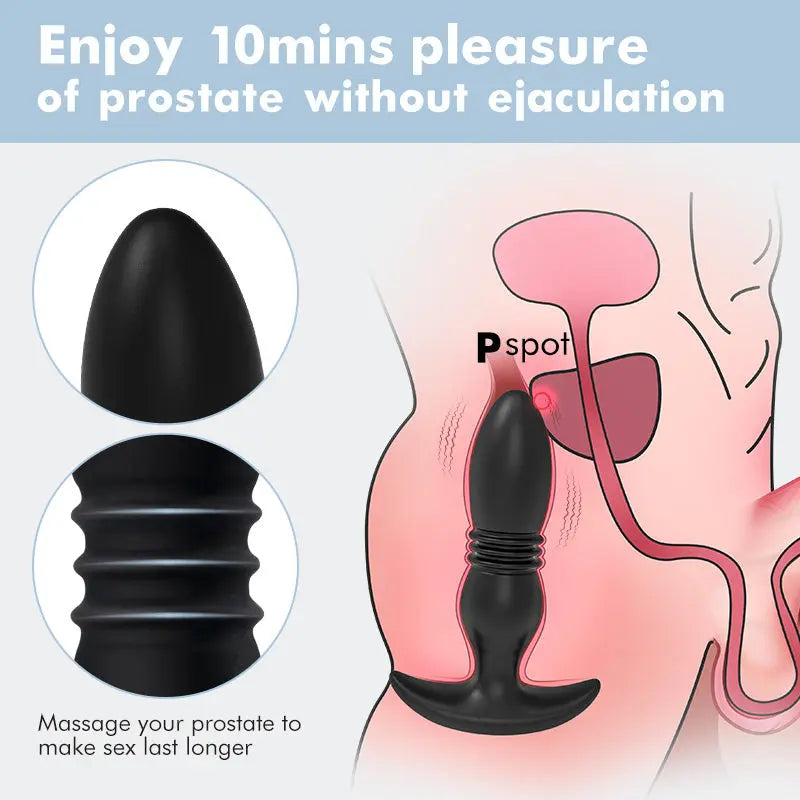 0.4 Inch Retractable Anal Docking Plug —— Remote Sweetstoy