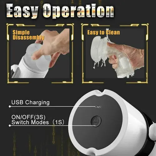 Full Automatic Airplane Cup Male Articles,Masturbation Device,Retractable Adult Electric Cup Sweetstoy