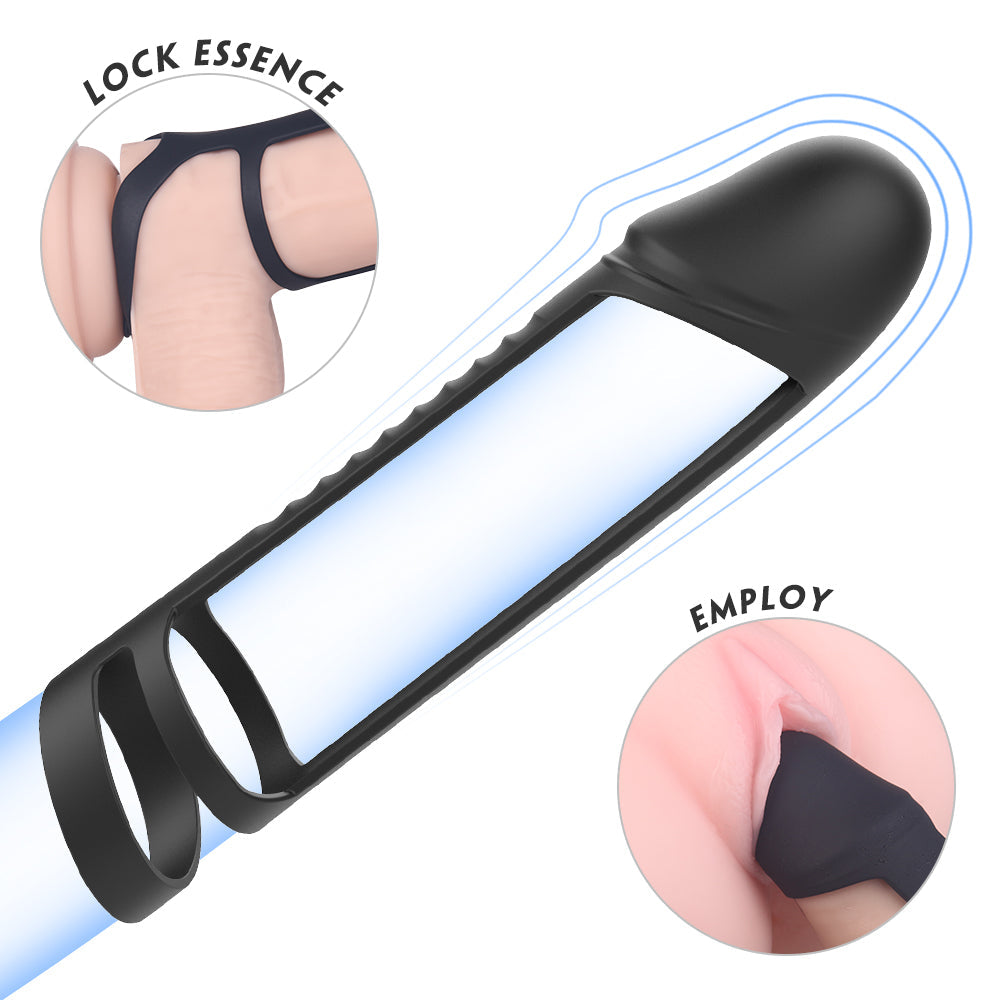 Liquid Silicone Penis Sleeve Cock Ring Sweetstoy