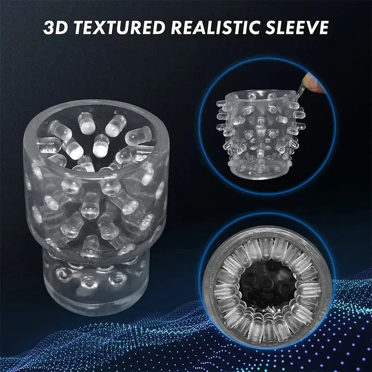 10 Frequency Telescopic Rotating Intelligent Articulation Masturbation Cup Sweetstoy