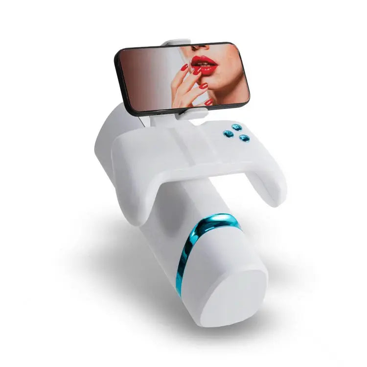 Gamecup Pro Heating Thrusting Vibrating Penis Stroker With Handles And Phone Holder Sweetstoy