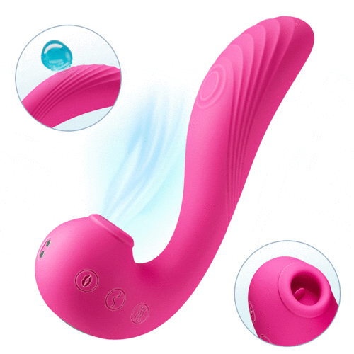 Nimue Triple Arousal Clitoral Suction & Tongue Licking G-Spot Vibrator