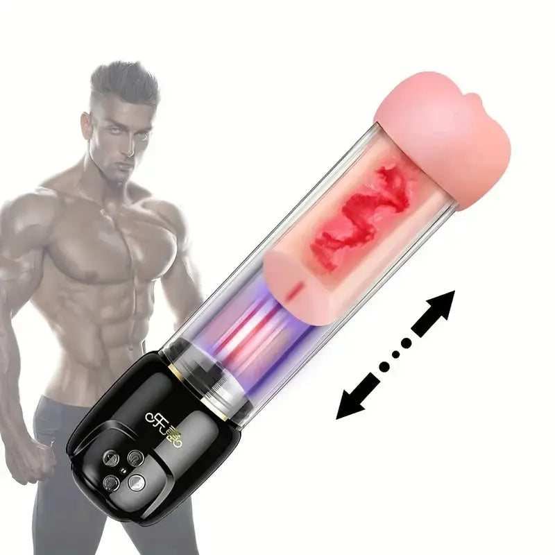 Sucking Intensities with Pocket Pussy, Penis Enlargement Extend Pump Sweetstoy