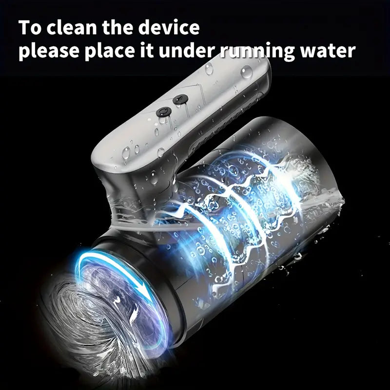 2 in 1 Automatic 5 Retractable 3 Swivel Male Masturbator Sweetstoy