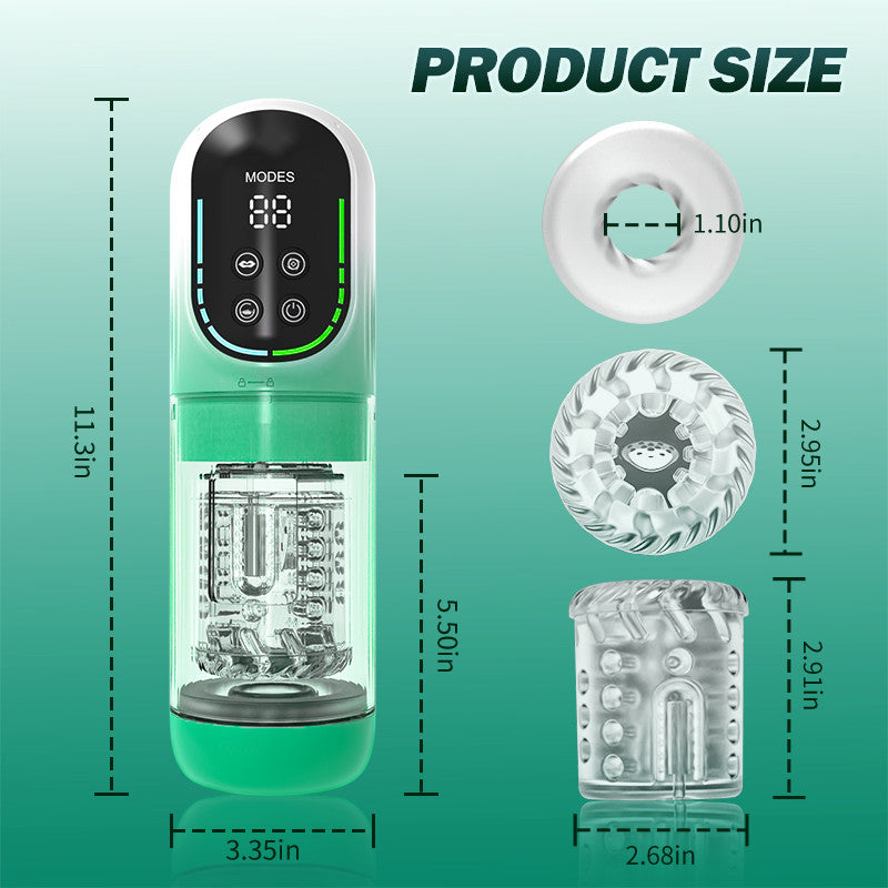 Smart 5-in-1 Male Masturbator with Air Suction