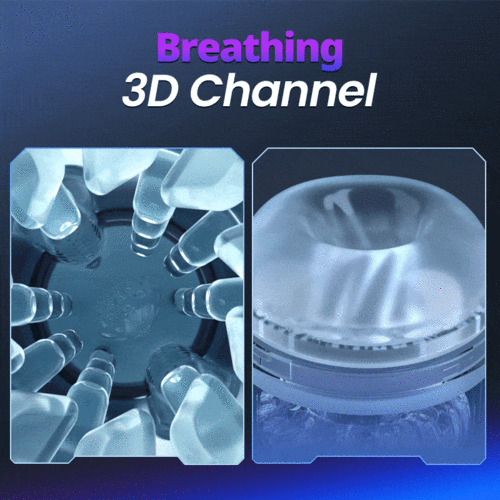 King – 4-in-1 Waterproof Automatic Masturbation Cup for Men