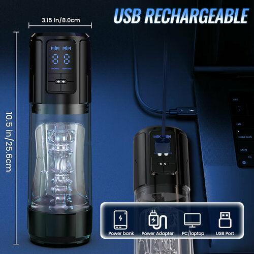 Iron Man-Automatic Stroker with 9 Intense Modes