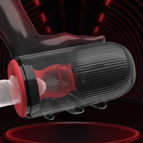 Cyclone Thruster Rotating Vibration Suction Penis Vibrators Sweetstoy