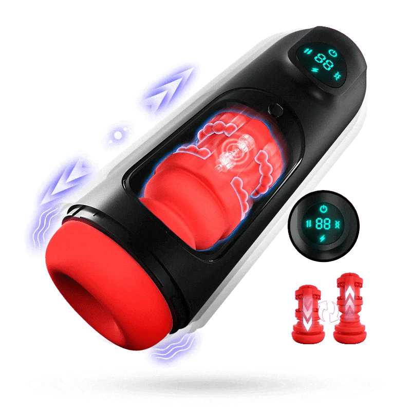 Griffin – Advanced Male Masturbator with LCD and 8 Unique Vibration & Thrust Modes Sweetstoy