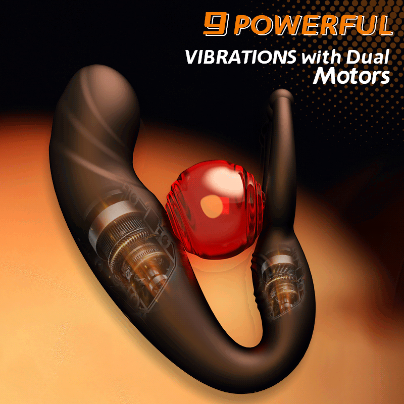 Bead Massage P-spot 9 Vibrating Prostate Massager with Remote Control Sweetstoy