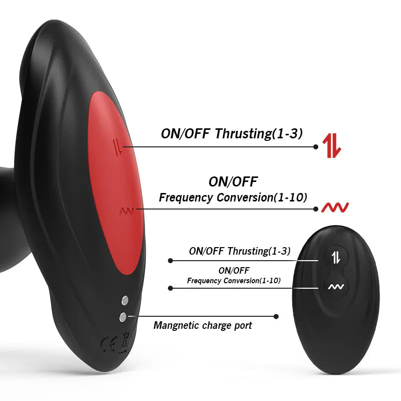 Crazy Vibrating Anal Plugs —— Bendable Sweetstoy