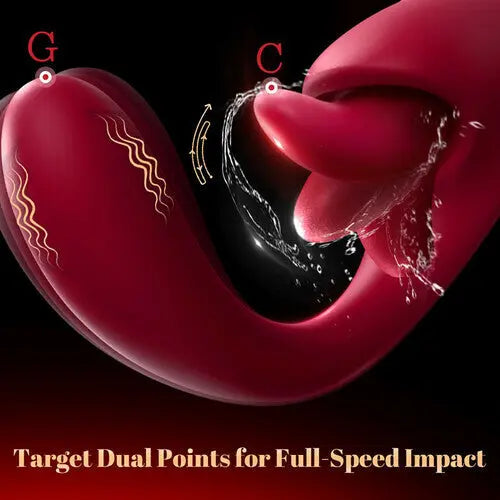 Clitoral Licking G Spot Vibrating & Swinging Stimulator Sweetstoy