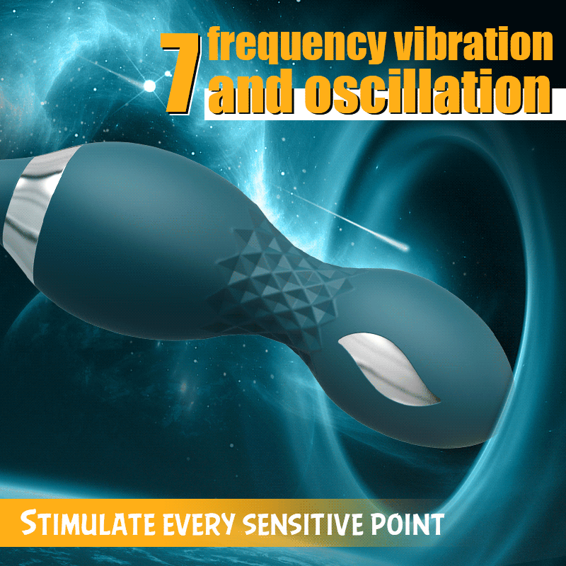 Prostate Massager & Vibrator for Men/Women 360° Swing & 7 Vibrating & 7 Electirc Shocking