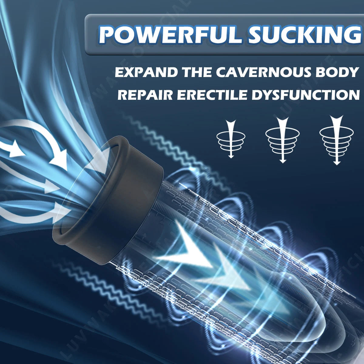 Electric Penis Pump for Enlargement Man 4 Suction Levels & 2 Silicone Sleeves