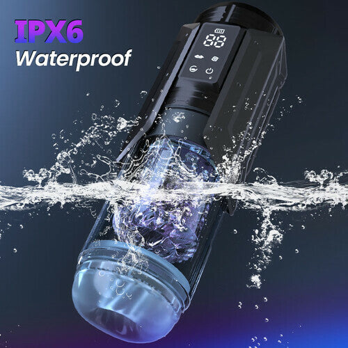 King – 4-in-1 Waterproof Automatic Masturbation Cup for Men