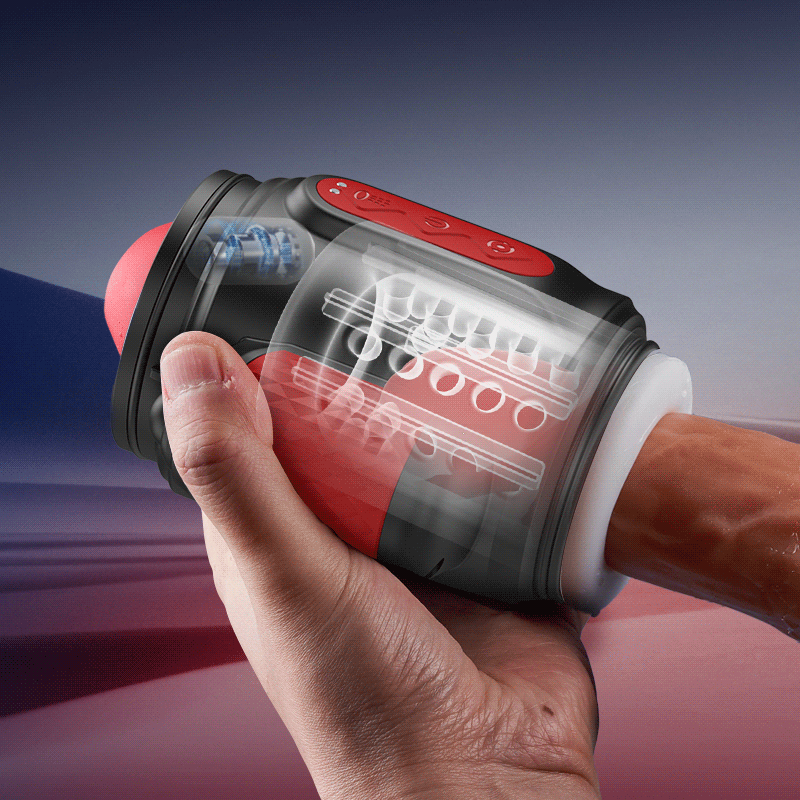 Storm Vortex – Dual Glans Stimulator with Water Spray, Vibration & Rotation (5+10+5 Modes)