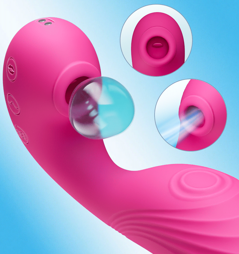 Nimue Triple Arousal Clitoral Suction & Tongue Licking G-Spot Vibrator